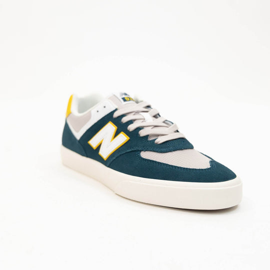 New Balance Numeric 574 VULC - Deep Ocean with Sunflower (Available in WIDE!) - One Revolver Surfboards
