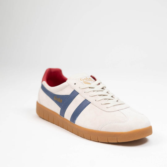 Gola Hurricane Suede - Off White/Moon Light/Deep Red/Gum - One Revolver Surfboards