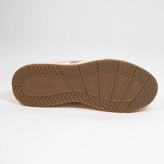 Gola Classics Women's Saturn Sneakers - White/Coral Pink/Khaki - One Revolver Surfboards