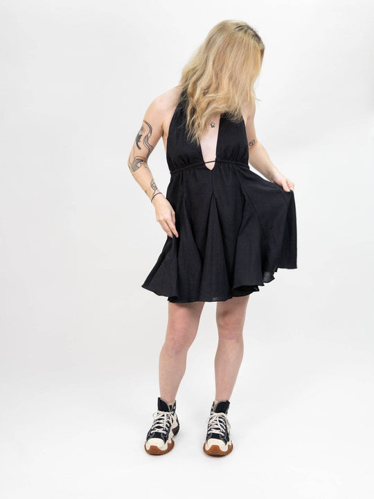 Nia Eden Dress - Black - One Revolver Surfboards