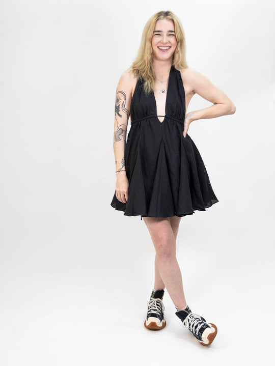 Nia Eden Dress - Black - One Revolver Surfboards