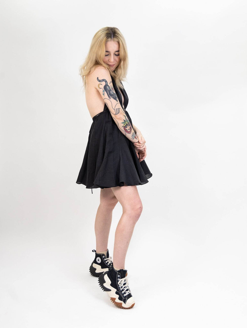 Nia Eden Dress - Black - One Revolver Surfboards