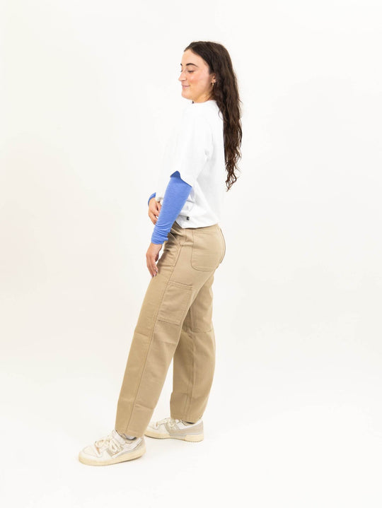Dickies Women's Duck Canvas Pants - Stonewashed Desert Sand - One Revolver Surfboards