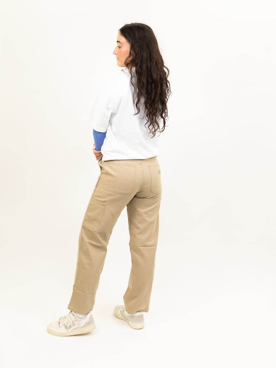Dickies Women's Duck Canvas Pants - Stonewashed Desert Sand - One Revolver Surfboards