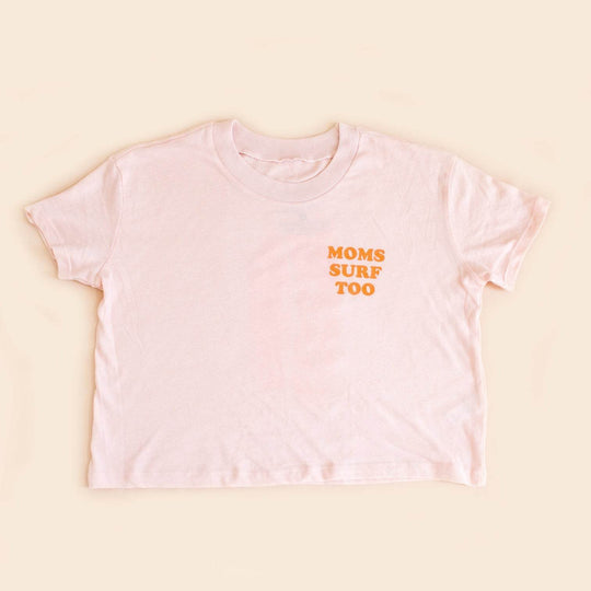 Moms Surf Too Women's Boxy Tee - One Revolver Surfboards