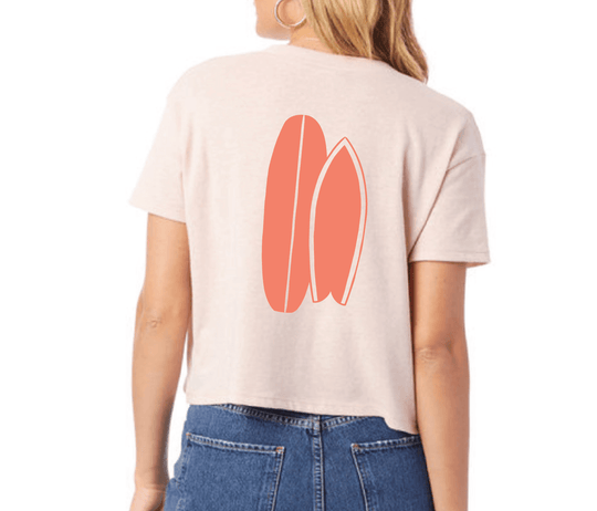 Moms Surf Too Women's Boxy Tee - One Revolver Surfboards