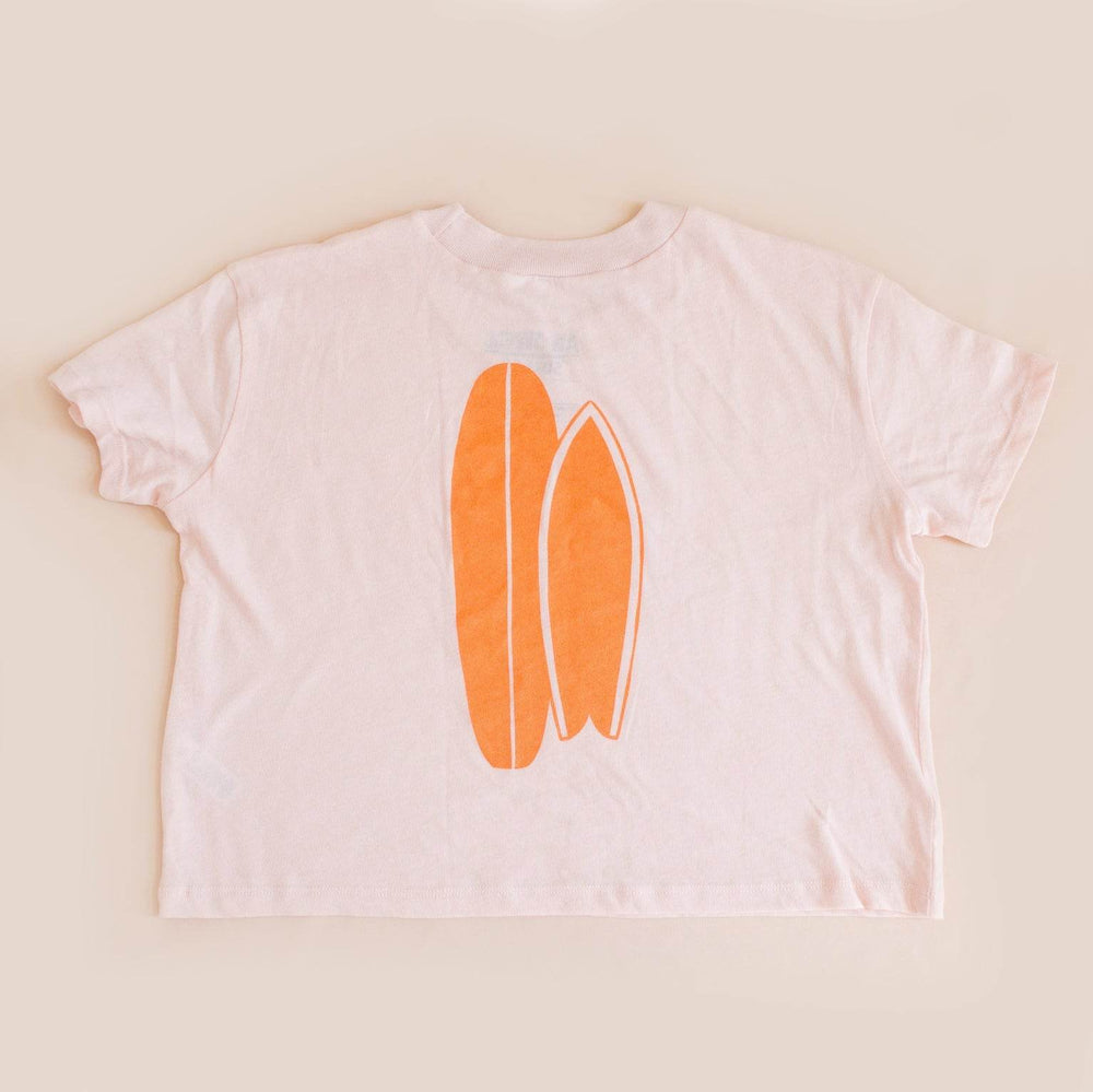 Moms Surf Too Women's Boxy Tee - One Revolver Surfboards