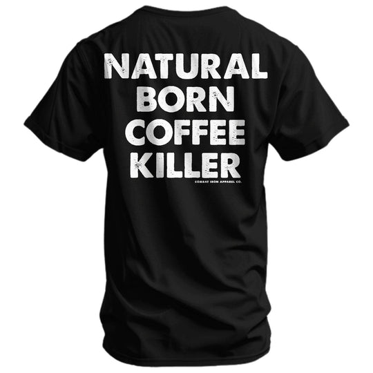 Natural Born Coffee Killer Men's T-Shirt - One Revolver Surfboards