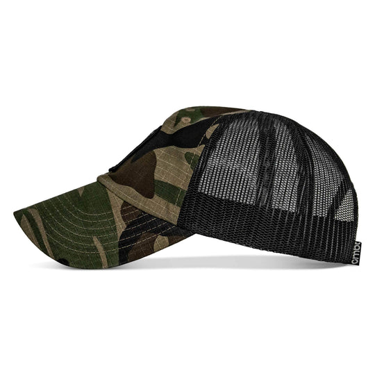 Nobody Is Coming To Save You Skull Patch Ripstop Snapback - One Revolver Surfboards