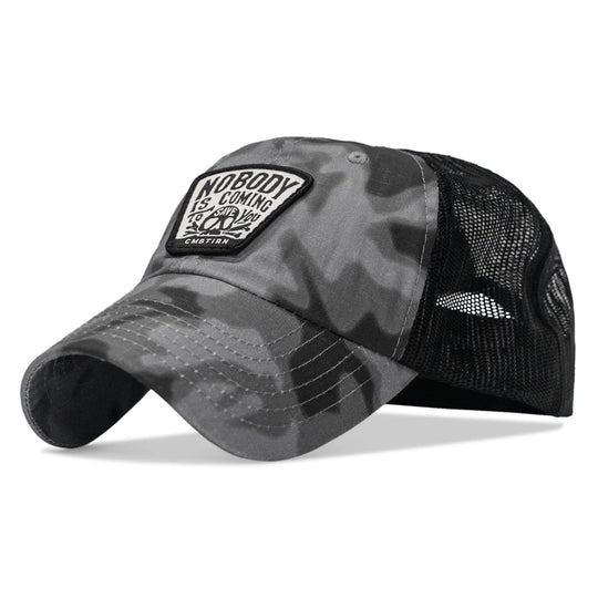 Nobody Is Coming To Save You Skull Patch Ripstop Snapback - One Revolver Surfboards