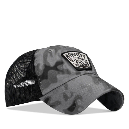 Nobody Is Coming To Save You Skull Patch Ripstop Snapback - One Revolver Surfboards