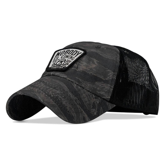 Nobody Is Coming To Save You Skull Patch Ripstop Snapback - One Revolver Surfboards