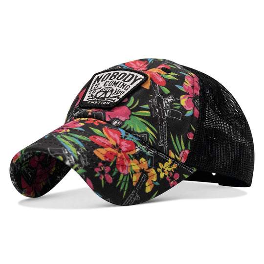 Nobody Is Coming To Save You Skull Patch Ripstop Snapback - One Revolver Surfboards