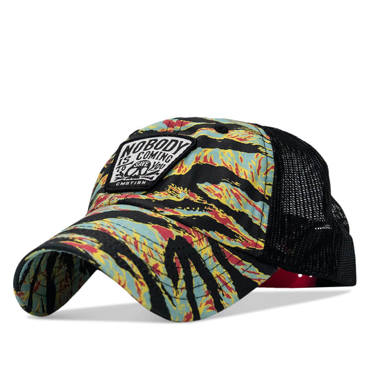Nobody Is Coming To Save You Skull Patch Ripstop Snapback - One Revolver Surfboards
