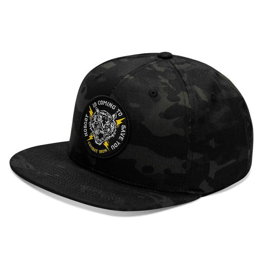 Nobody Is Coming To Save You FlatBill SnapBack Hat - One Revolver Surfboards