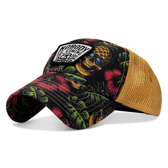 Nobody Is Coming To Save You Skull Patch Ripstop Snapback - One Revolver Surfboards
