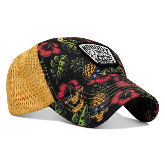 Nobody Is Coming To Save You Skull Patch Ripstop Snapback - One Revolver Surfboards
