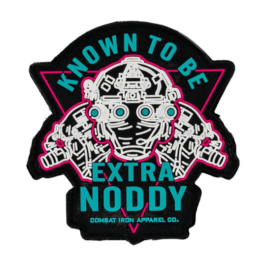 KNOWN TO BE EXTRA NODDY Night Vision PVC Patch - One Revolver Surfboards