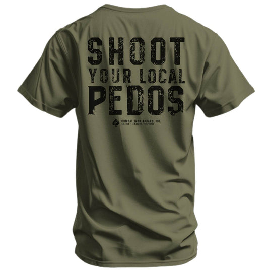 Shoot Your Local Pedos Men's T-Shirt - One Revolver Surfboards