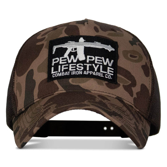 Pew Pew Lifestyle Patch Mid-Profile Snapback Hat - One Revolver Surfboards