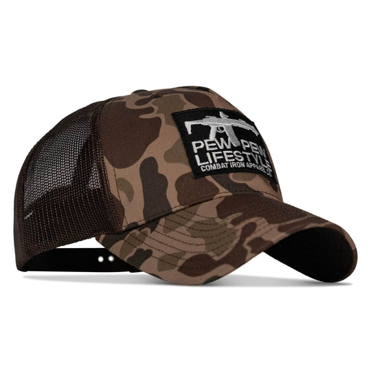 Pew Pew Lifestyle Patch Mid-Profile Snapback Hat - One Revolver Surfboards
