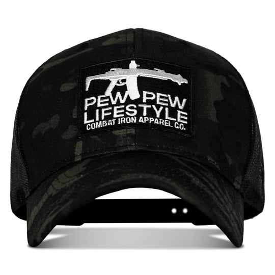 Pew Pew Lifestyle Patch Mid-Profile Snapback Hat - One Revolver Surfboards