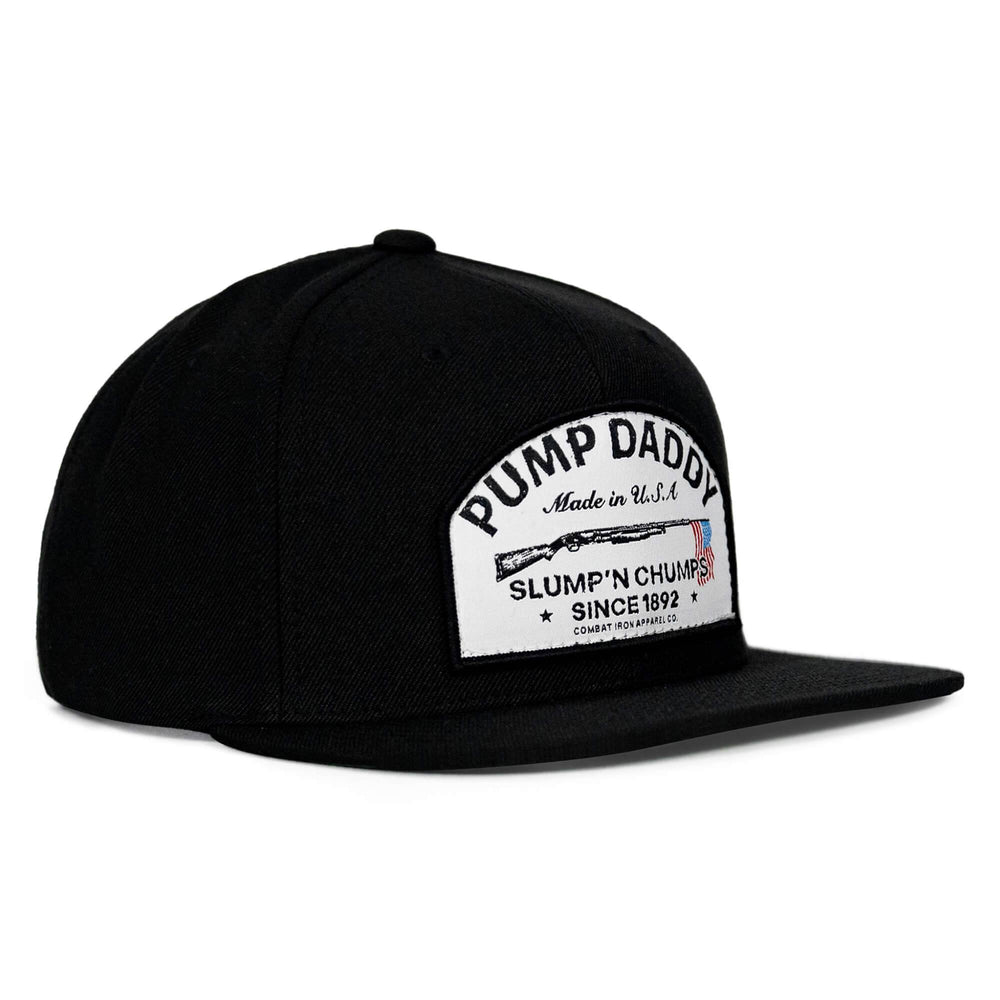 Pump Daddy Original Patch Flat Bill SnapBack Hat - One Revolver Surfboards