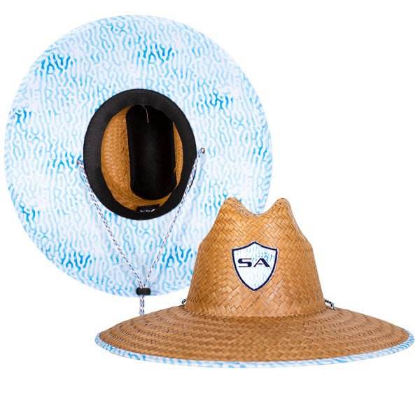 Palms Under Brim Straw Hat - One Revolver Surfboards