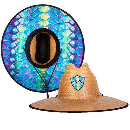 Palms Under Brim Straw Hat - One Revolver Surfboards