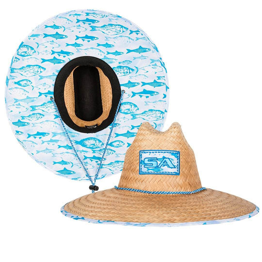 Palms Under Brim Straw Hat - One Revolver Surfboards