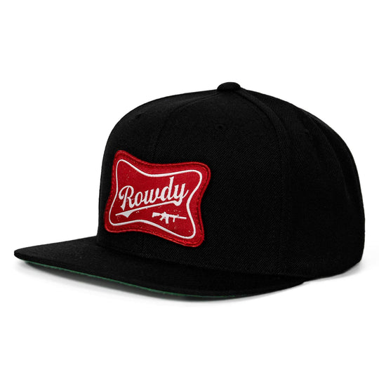 Rowdy Patch Flat Bill SnapBack Hat - One Revolver Surfboards