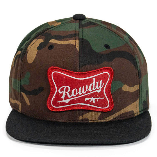 Rowdy Patch Flat Bill SnapBack Hat - One Revolver Surfboards