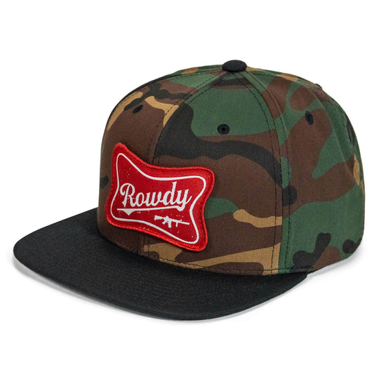 Rowdy Patch Flat Bill SnapBack Hat - One Revolver Surfboards