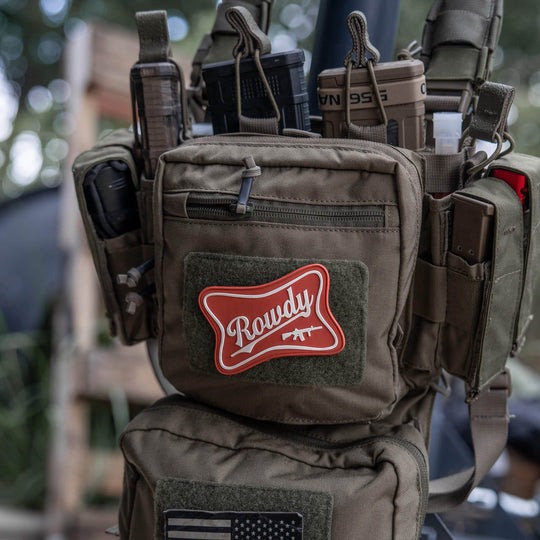 Rowdy Beer Logo PVC Patch - One Revolver Surfboards