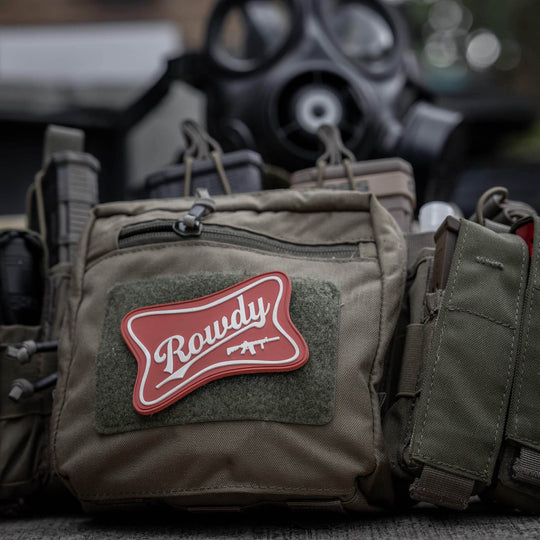 Rowdy Beer Logo PVC Patch - One Revolver Surfboards