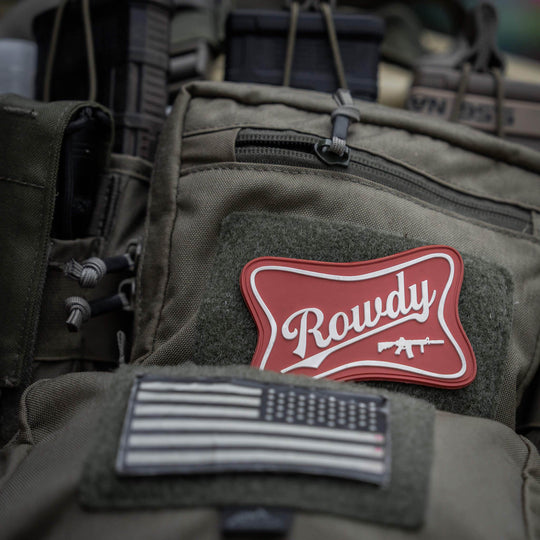 Rowdy Beer Logo PVC Patch - One Revolver Surfboards