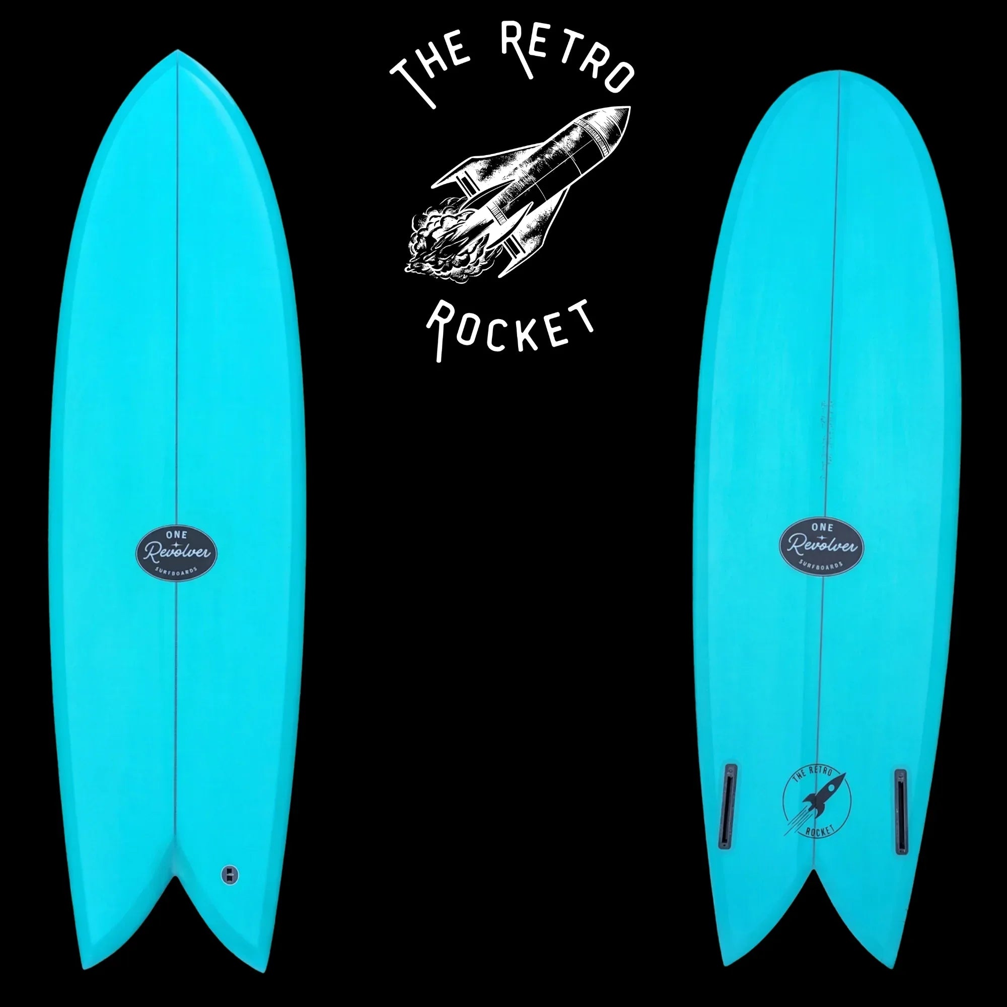 Retro Rocket Fish Surfboard | One Revolver Surfboards