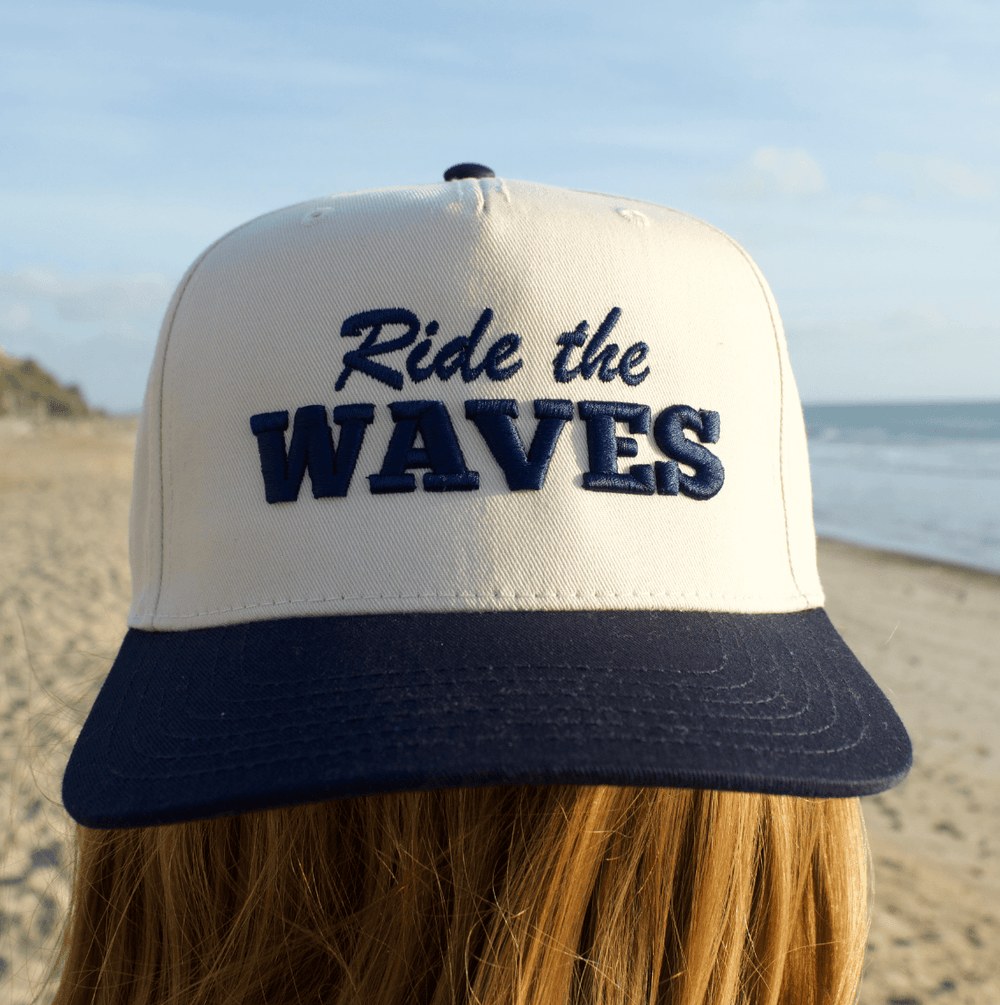 Ride the Waves Canvas Trucker Hat - One Revolver Surfboards