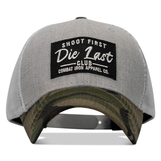 Shoot First. Die Last. Club Patch Snapback - One Revolver Surfboards