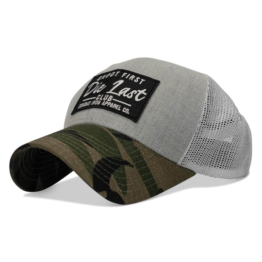 Shoot First. Die Last. Club Patch Snapback - One Revolver Surfboards