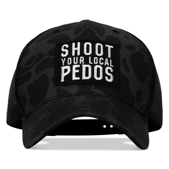 Shoot Your Local Pedos Patch Snapback - One Revolver Surfboards