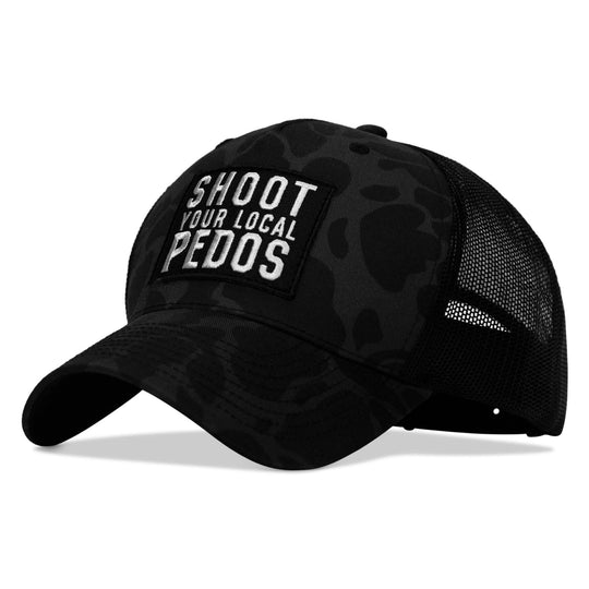 Shoot Your Local Pedos Patch Snapback - One Revolver Surfboards