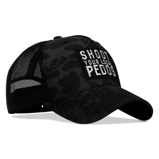 Shoot Your Local Pedos Patch Snapback - One Revolver Surfboards