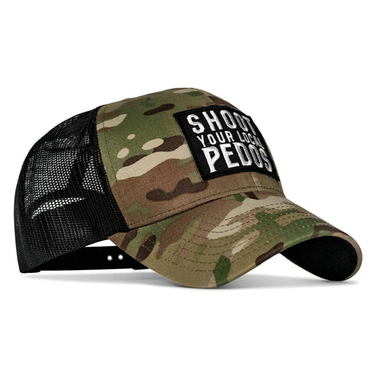 Shoot Your Local Pedos Patch Snapback - One Revolver Surfboards