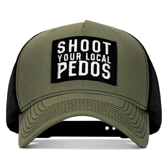 Shoot Your Local Pedos Patch Snapback - One Revolver Surfboards