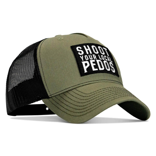 Shoot Your Local Pedos Patch Snapback - One Revolver Surfboards