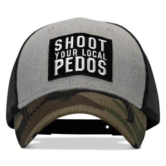 Shoot Your Local Pedos Patch Snapback - One Revolver Surfboards