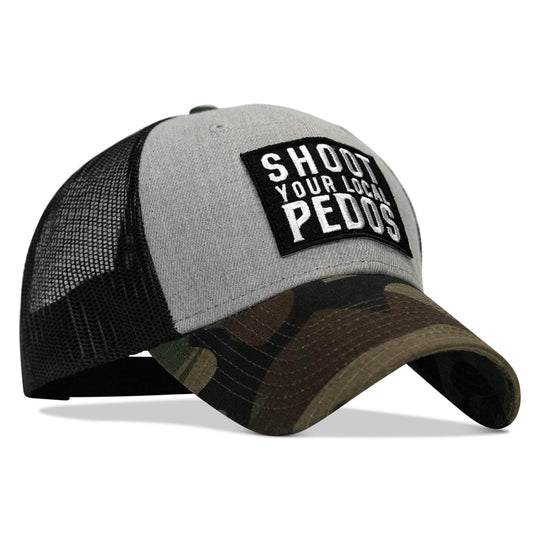 Shoot Your Local Pedos Patch Snapback - One Revolver Surfboards