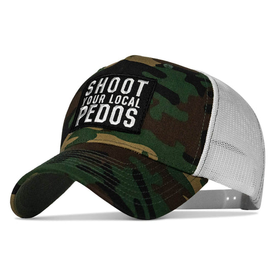 Shoot Your Local Pedos Patch Snapback - One Revolver Surfboards