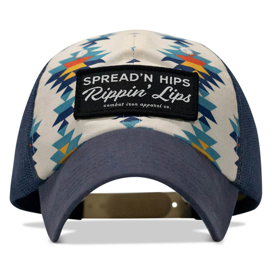 Spreadin' Hips and Rippin' Lips Patch Ripstop Snapback - One Revolver Surfboards